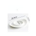 CEUYGT White Ceramic Plate - Simple, Elegant Plate for Everyday Dining and Special Occasions